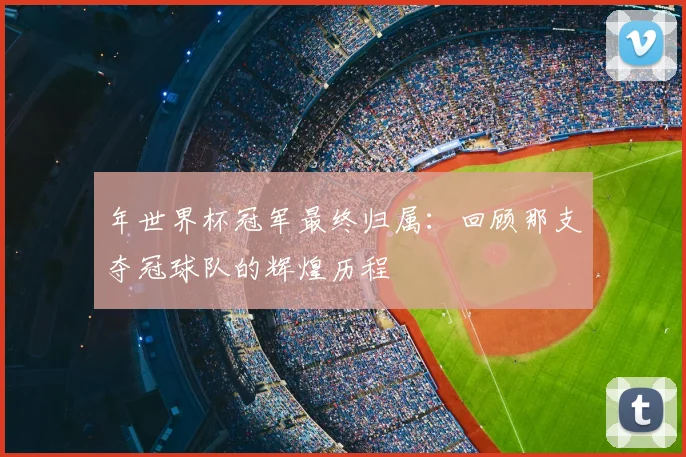 年世界杯冠军最终归属：回顾那支夺冠球队的辉煌历程