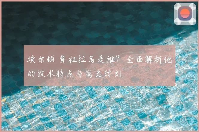 埃尔顿 费祖拉乌是谁？全面解析他的技术特点与高光时刻